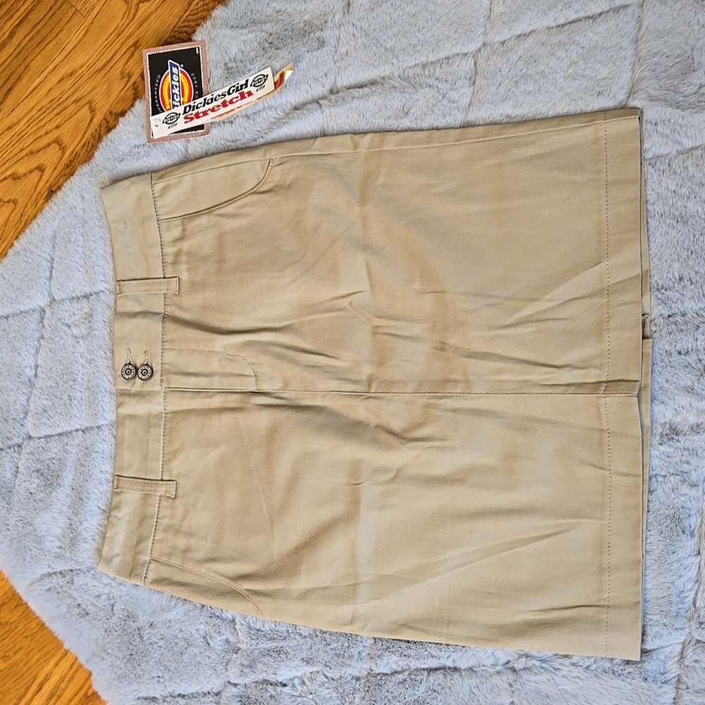 Dickies Tan Uniform Pencil Skirt, Junior Women's Size 1, New With Tags